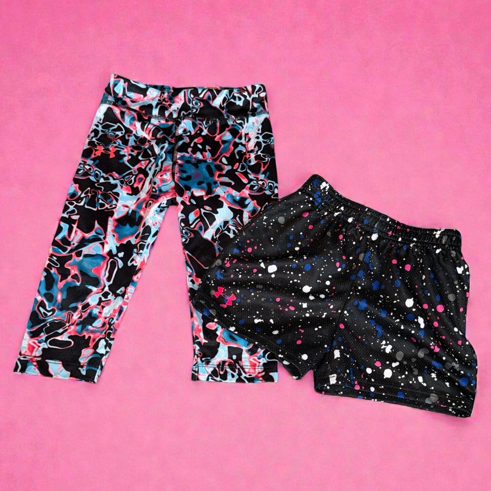 Girls Under Armour Shorts - Capri Set (4T)
